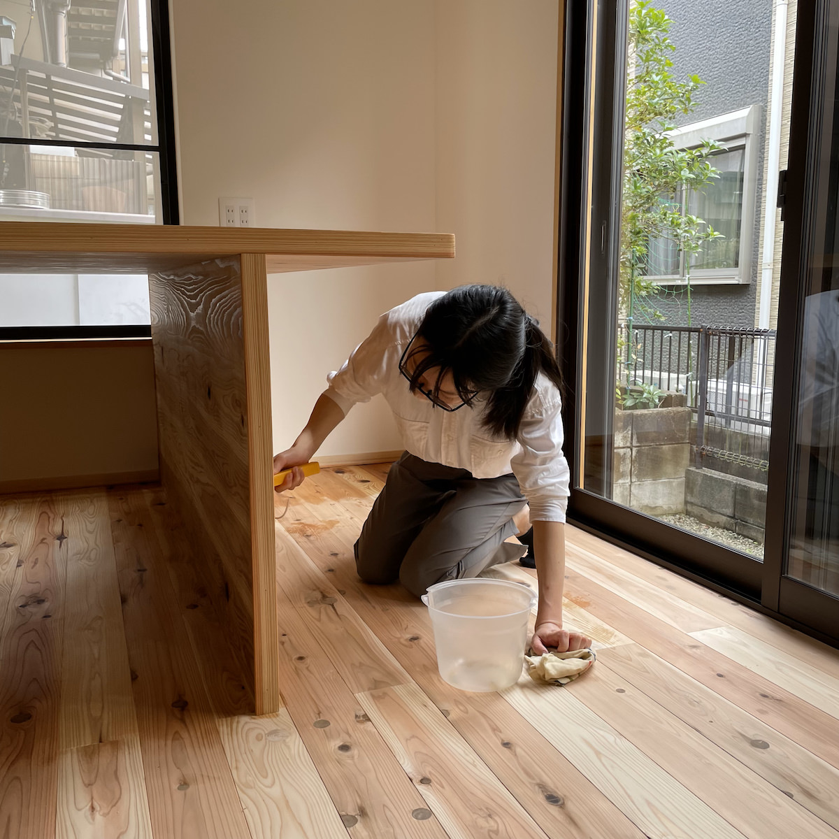 DIYオイル塗装