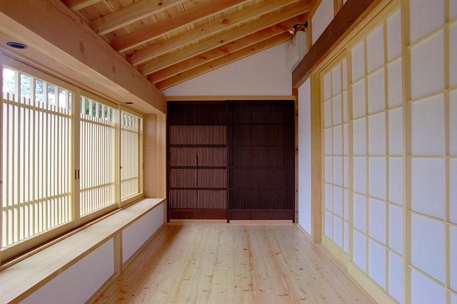 増築下屋のアトリエ