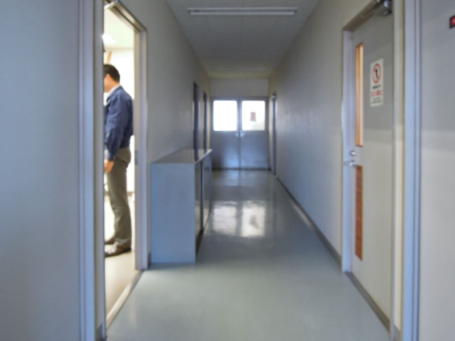 改装前の中廊下